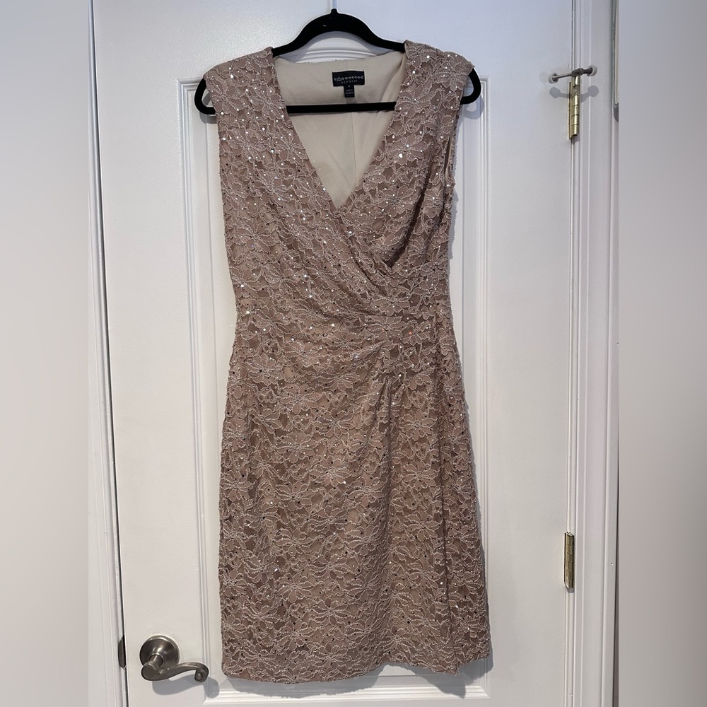 Semi-Formal to Formal Champagne Gold Dress